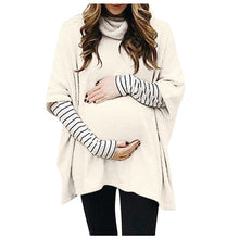Load image into Gallery viewer, Maternity High Collar Sweatshirt