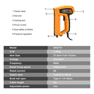 DEKO Electric Staple Gun