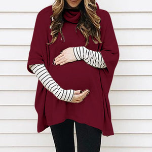 Maternity High Collar Sweatshirt