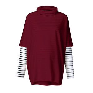 Maternity High Collar Sweatshirt