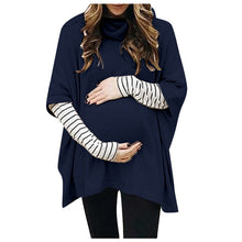 Load image into Gallery viewer, Maternity High Collar Sweatshirt
