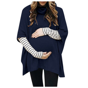 Maternity High Collar Sweatshirt