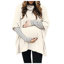 Load image into Gallery viewer, Maternity High Collar Sweatshirt
