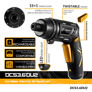 DEKO Cordless Screwdriver