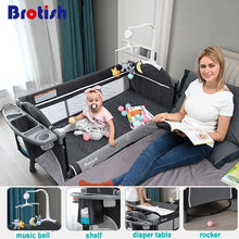 Load image into Gallery viewer, Multifunctional Bedside Crib
