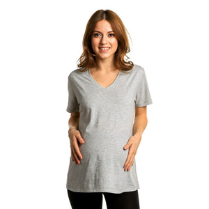 Maternity Casual V-Neck T-Shirt