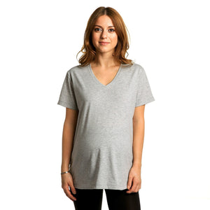 Maternity Casual V-Neck T-Shirt