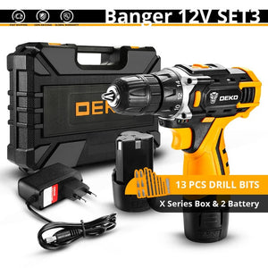 DEKO 12V/16V/20V Cordless Drill