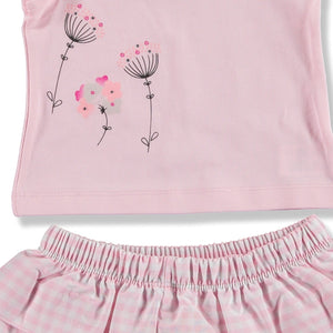 2 Piece Baby Girl Sleeveless Top & Skirt