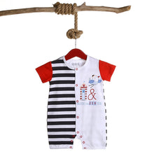 Load image into Gallery viewer, Baby Boy Striped Jumpsuit
