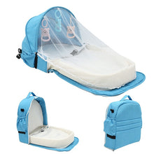 Load image into Gallery viewer, Baby Travel Bed with Mosquito Net
