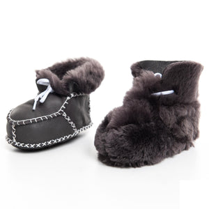 Genuine Leather Baby Booties