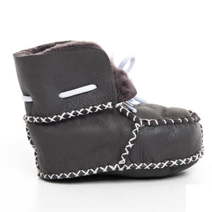 Genuine Leather Baby Booties